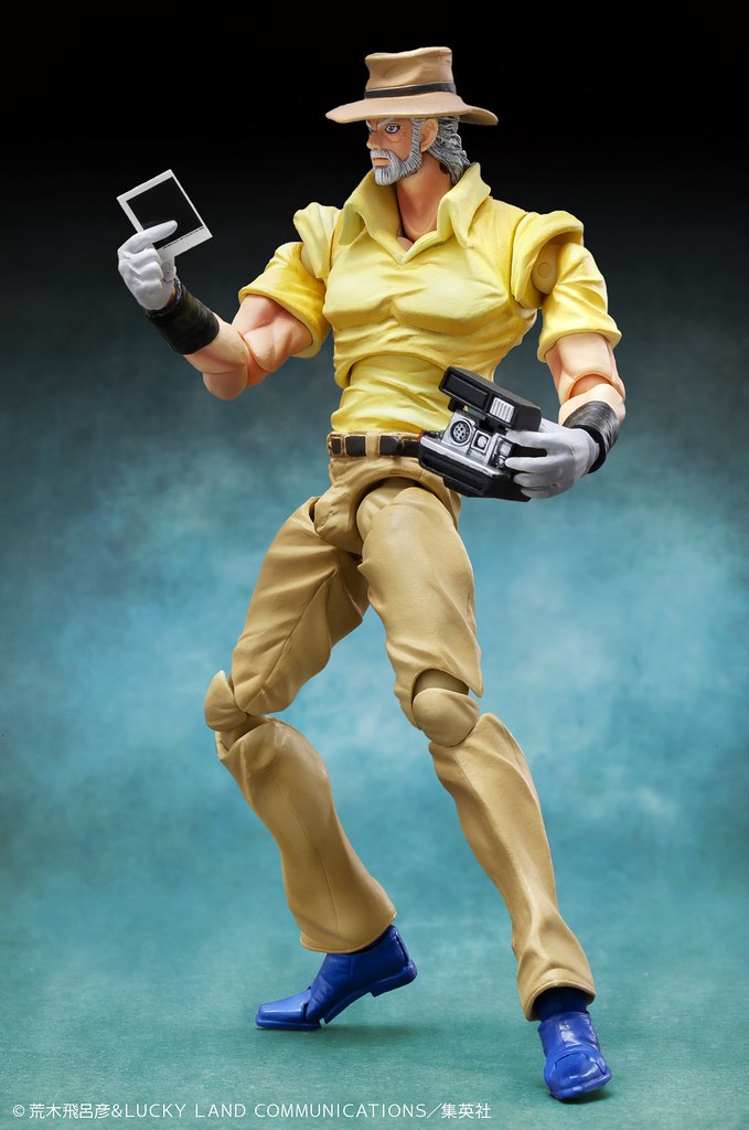 【再販】超像可動《JOJO 的奇妙冒險》第三部 星塵鬥士 喬瑟夫‧喬斯達與伊奇 包裝更新版（ジョセフ・ジョースター&amp;イギー リニューアルパッケージ版）