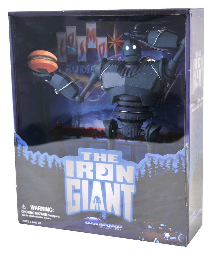 情急之下的超有趣偽裝造型現身！ Diamond Select Toys《鐵巨人》鐵巨人 (Iron Giant) 可動人偶「Cosmo Burger」盒裝版本！【2020 SDCC 限定】