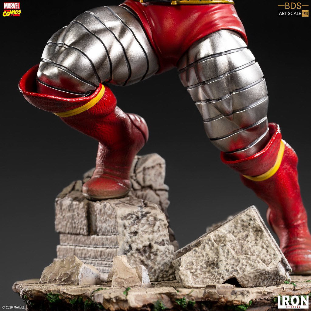 充滿魄力的投擲姿態！！ Iron Studios Battle Diorama 系列 Marvel Comics【鋼人】Colossus 1/10 比例全身雕像
