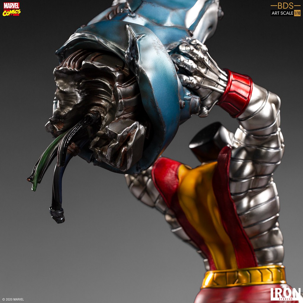 充滿魄力的投擲姿態！！ Iron Studios Battle Diorama 系列 Marvel Comics【鋼人】Colossus 1/10 比例全身雕像