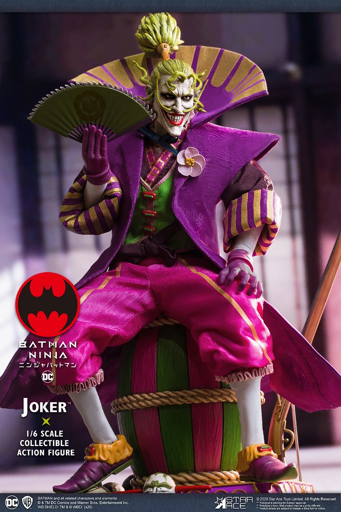 第六天魔王狂妄再來！ Star Ace Toys《忍者蝙蝠俠》戰國小丑 (Lord Joker) 1/6 比例人偶 普通版/豪華版