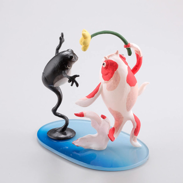 經典浮世繪大師作品實體化！海洋堂 miniQ 歌川國芳的金魚百態「酒之宴席」（miniQ 歌川国芳の金魚づくし『酒のざしき』）