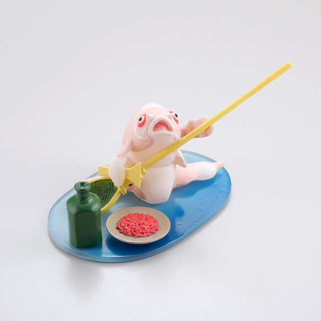 經典浮世繪大師作品實體化！海洋堂 miniQ 歌川國芳的金魚百態「酒之宴席」（miniQ 歌川国芳の金魚づくし『酒のざしき』）