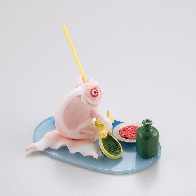 經典浮世繪大師作品實體化！海洋堂 miniQ 歌川國芳的金魚百態「酒之宴席」（miniQ 歌川国芳の金魚づくし『酒のざしき』）