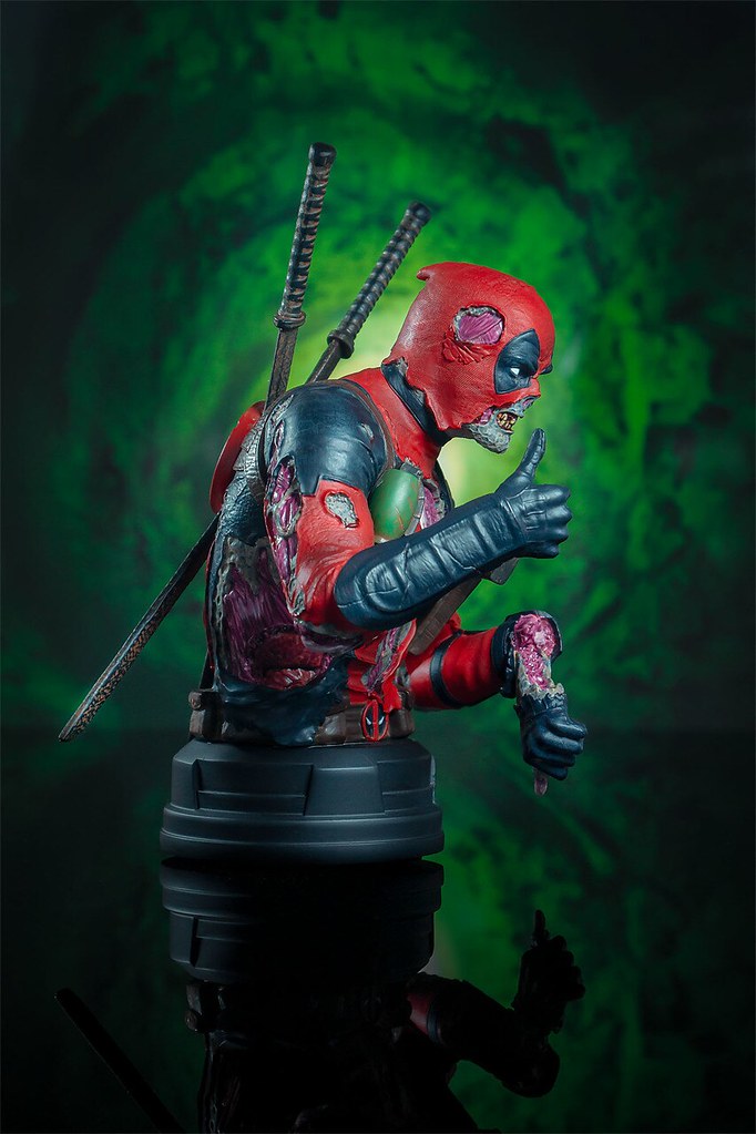連雙手比讚都有困難！！ Gentle Giant Marvel【殭屍死侍】Deadpool Zombie 1/6 比例半身胸像【2020 SDCC 限定】