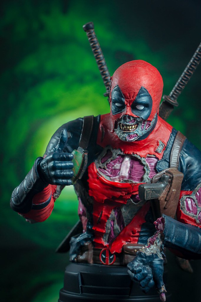 連雙手比讚都有困難！！ Gentle Giant Marvel【殭屍死侍】Deadpool Zombie 1/6 比例半身胸像【2020 SDCC 限定】