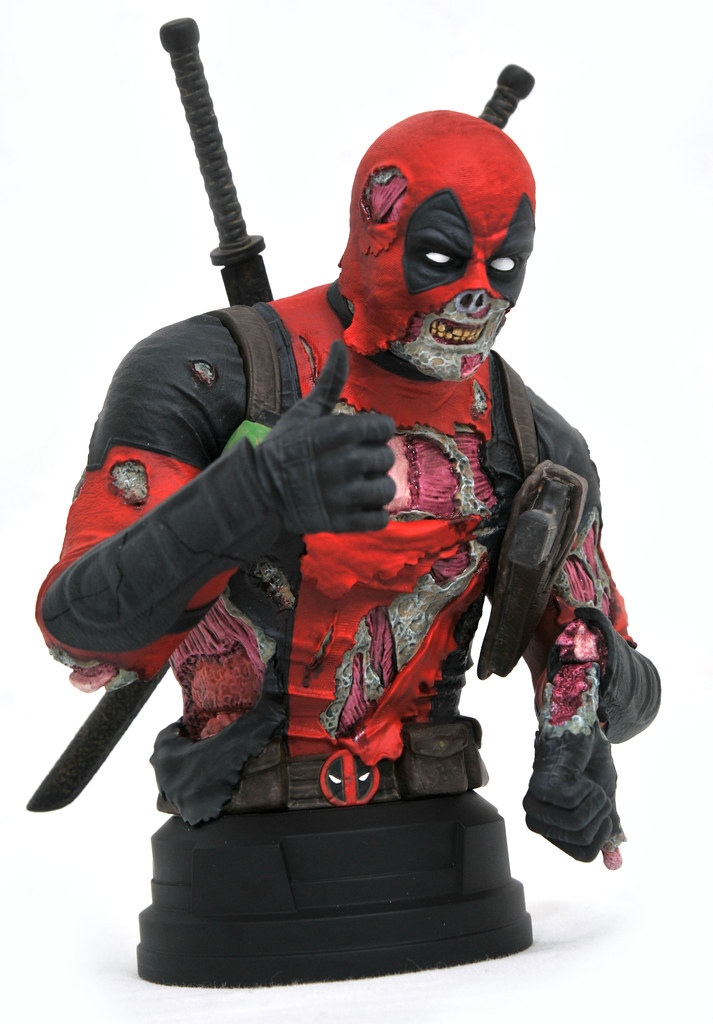 連雙手比讚都有困難！！ Gentle Giant Marvel【殭屍死侍】Deadpool Zombie 1/6 比例半身胸像【2020 SDCC 限定】