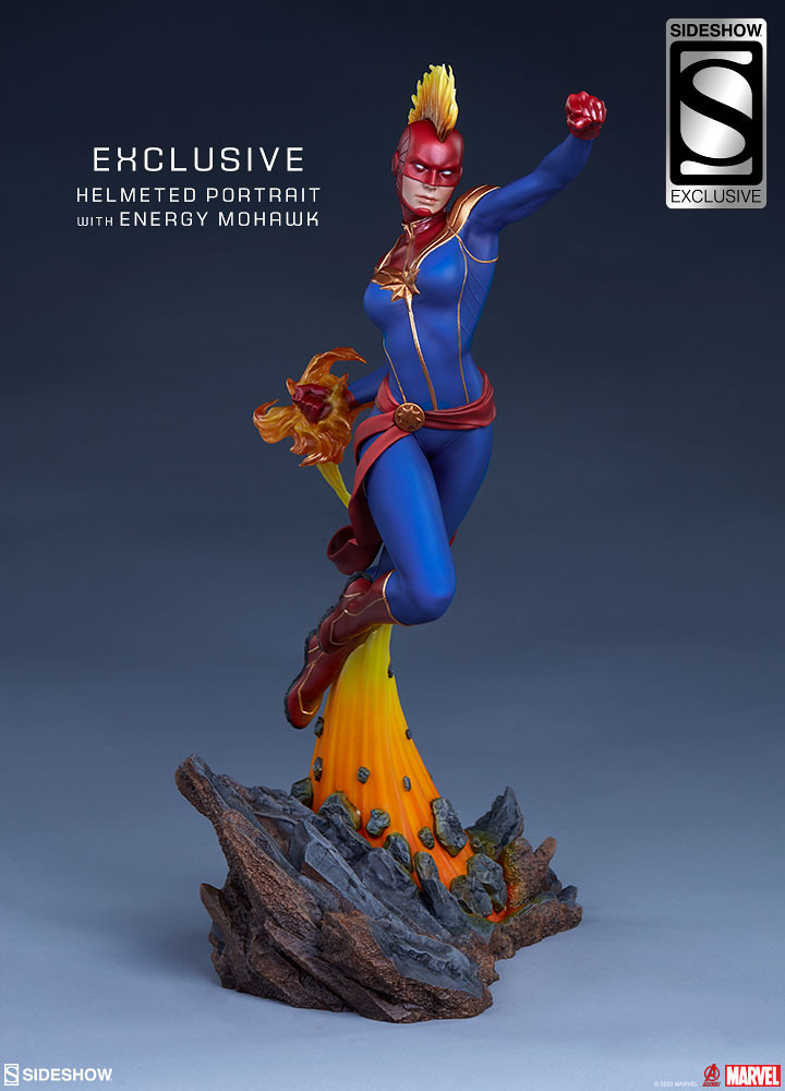 Sideshow Collectibles Avengers Assemble 系列【驚奇隊長】Captain Marvel 1/5 比例全身雕像 普通版/EX版