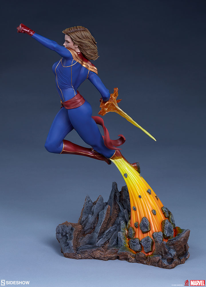 Sideshow Collectibles Avengers Assemble 系列【驚奇隊長】Captain Marvel 1/5 比例全身雕像 普通版/EX版