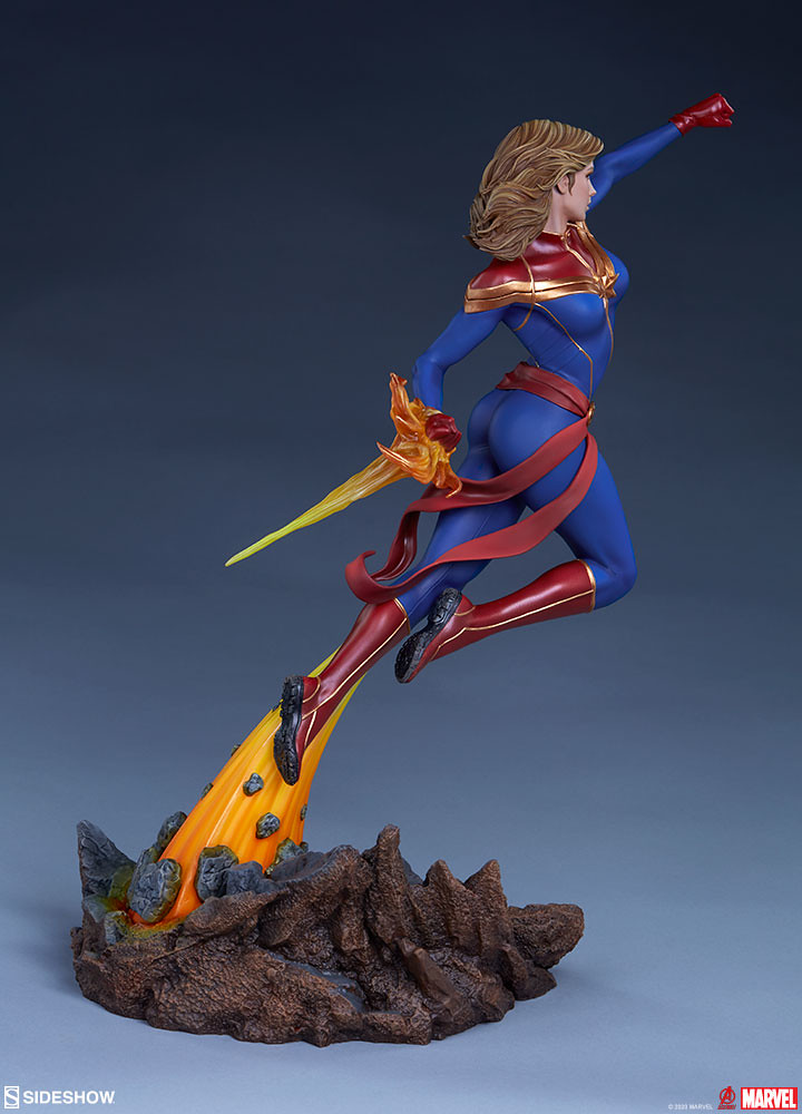Sideshow Collectibles Avengers Assemble 系列【驚奇隊長】Captain Marvel 1/5 比例全身雕像 普通版/EX版