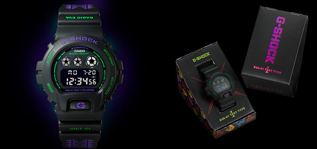 【EVANGELION STORE 限定】 G-SHOCK《福音戰士新劇場版》原創設計手錶 DW-6900 feat.RADIO EVA