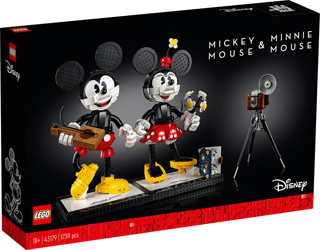 份量與細緻度兼具，新感覺的拼搭模型登場～ LEGO 43179 Disney Characters【米奇＆米妮】Mickey &amp; Minnie Mouse 曝光！