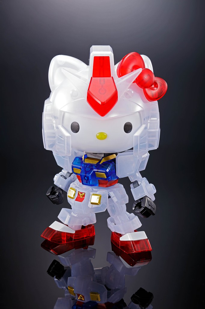 【活動限定】SD EX-STANDARD『鋼彈 vs Hello Kitty計劃』Hello Kitty/RX-78-2 鋼彈[透彩版本] 組裝模型
