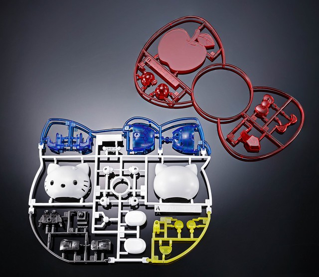 【活動限定】SD EX-STANDARD『鋼彈 vs Hello Kitty計劃』Hello Kitty/RX-78-2 鋼彈[透彩版本] 組裝模型