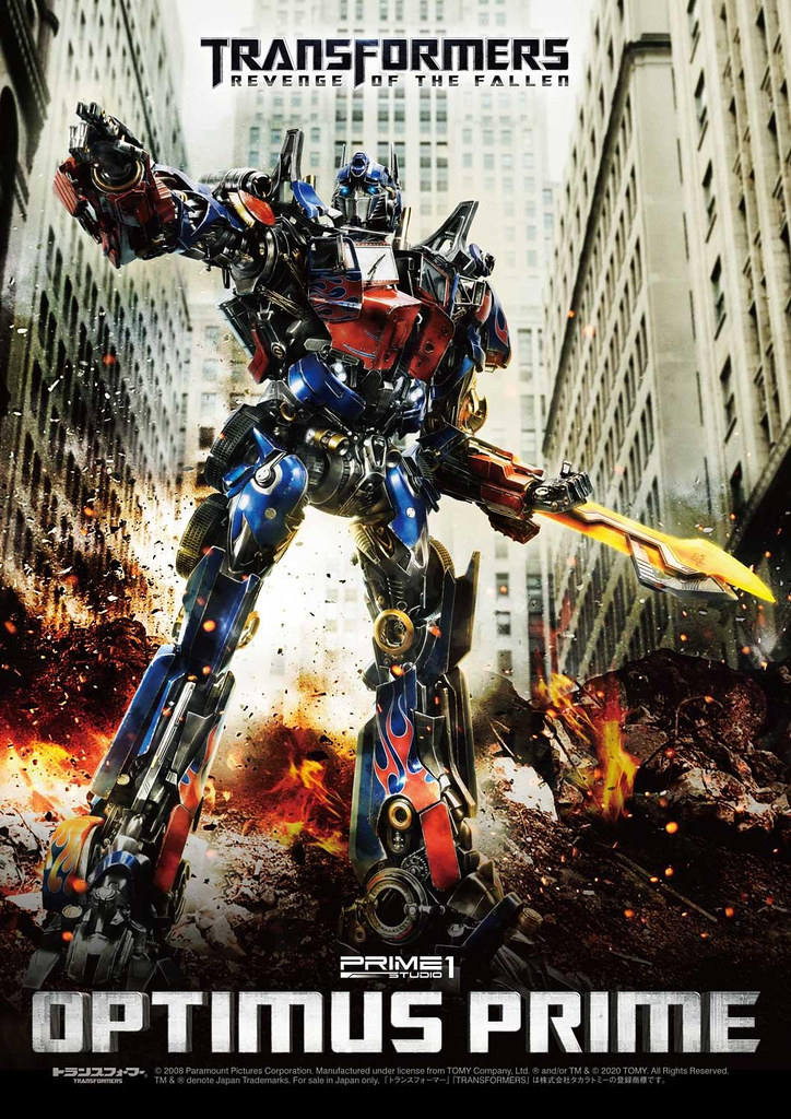 奮戰不懈的「至尊」挺立！ Prime 1 Studio《變形金剛：復仇之戰》柯博文（オプティマスプライム）MMTFM-28 無比例全身雕像 普通版、EX Bonus版、EX 日本/中國版