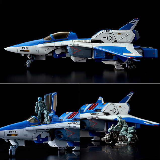 完整三型態變形!千值練 RIOBOT《機甲創世紀》火光號H型(機甲創世記モスピーダ 1/48 AFC-01H レギオス・エータ)