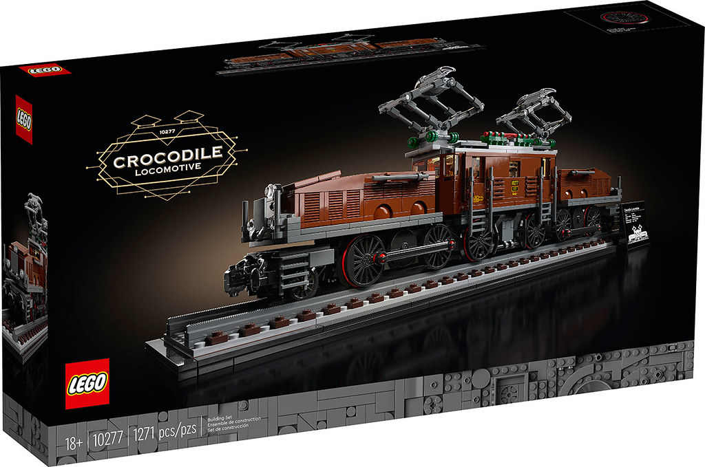 鐵道迷大興奮！超美鱷魚現蹤～ LEGO 10277 創意系列【鱷魚火車頭】Crocodile Locomotive