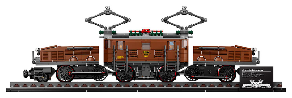 鐵道迷大興奮！超美鱷魚現蹤～ LEGO 10277 創意系列【鱷魚火車頭】Crocodile Locomotive