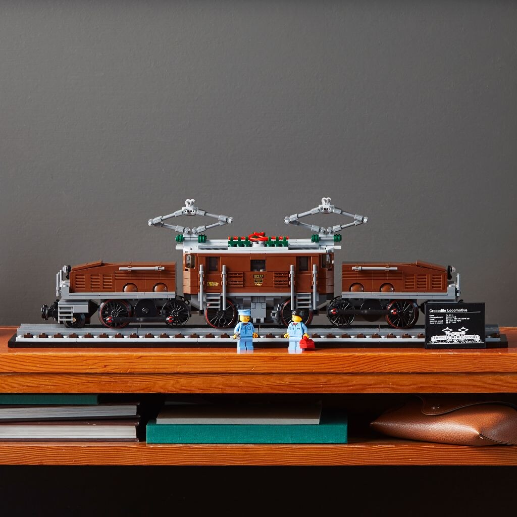 鐵道迷大興奮！超美鱷魚現蹤～ LEGO 10277 創意系列【鱷魚火車頭】Crocodile Locomotive