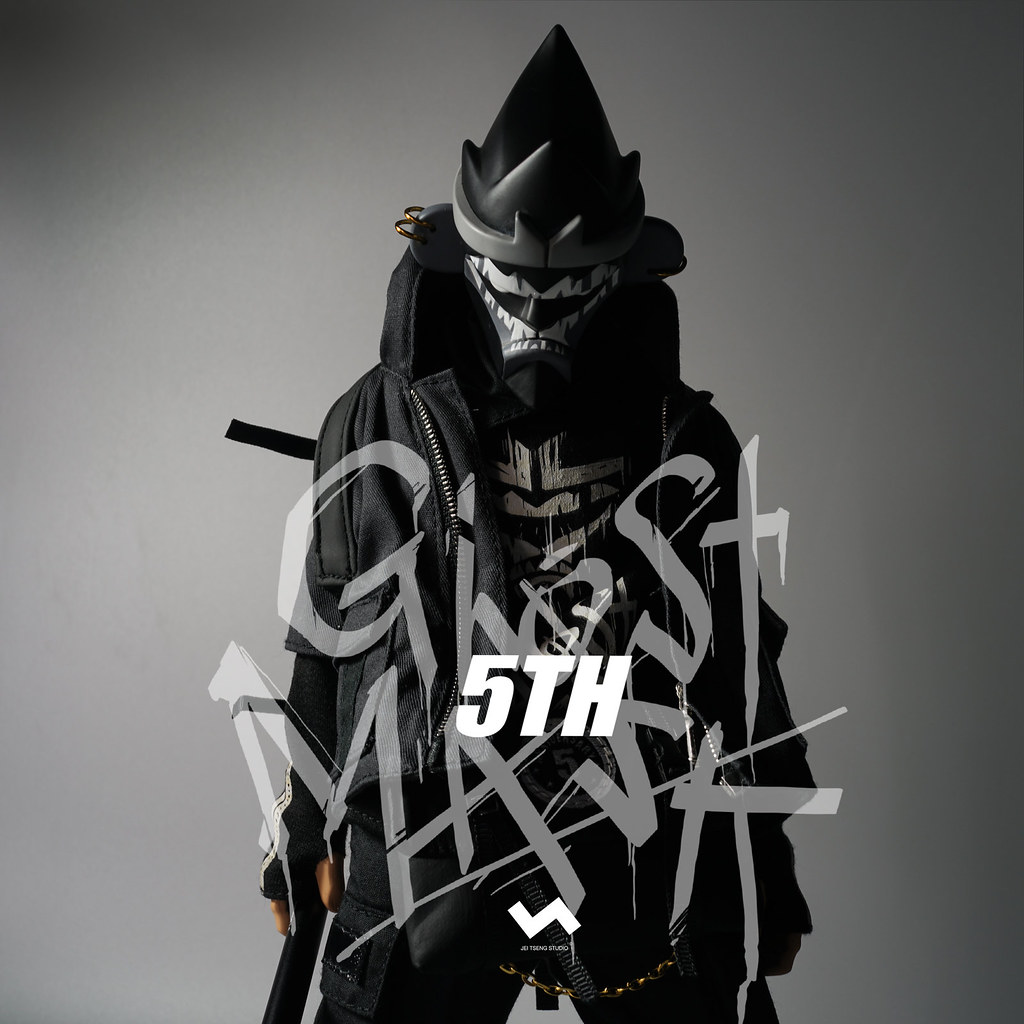 暗中活躍的黑色身影！ J.T Studio Street Mask 系列 5TH 的影武者「鬼魅」(5th Ghost Mask) 1/6 比例人偶