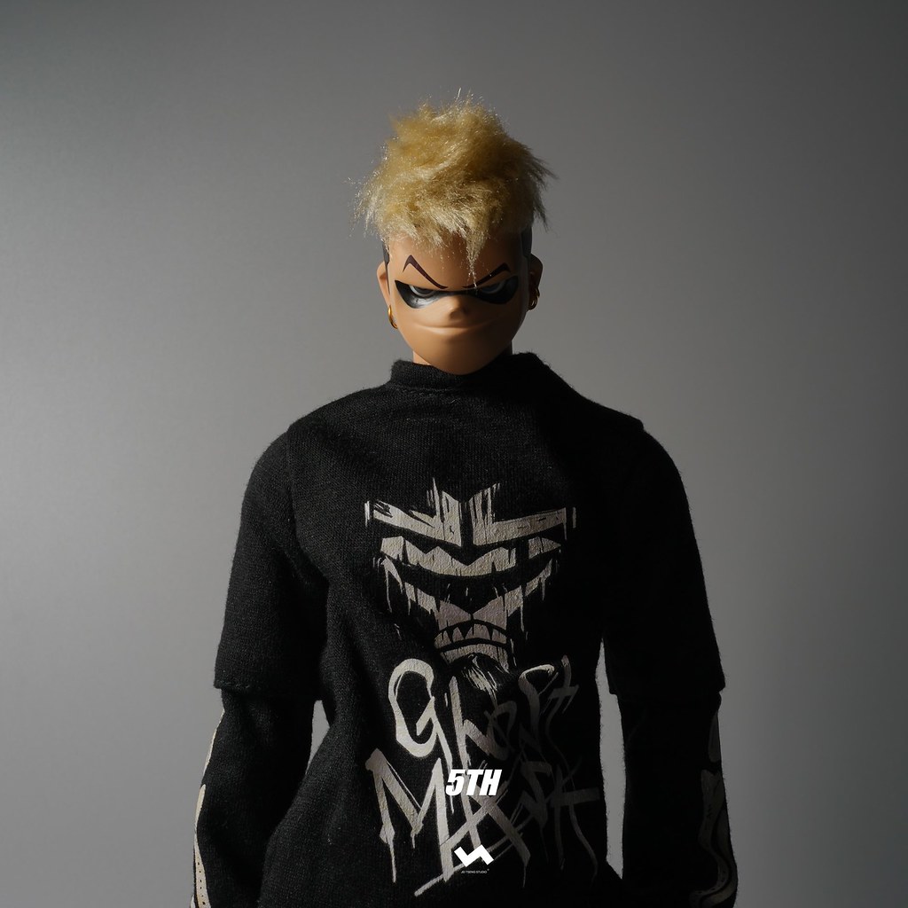 暗中活躍的黑色身影! J.T Studio Street Mask 系列 5TH 的影武者「鬼魅」(5th Ghost Mask) 1/6 比例人偶