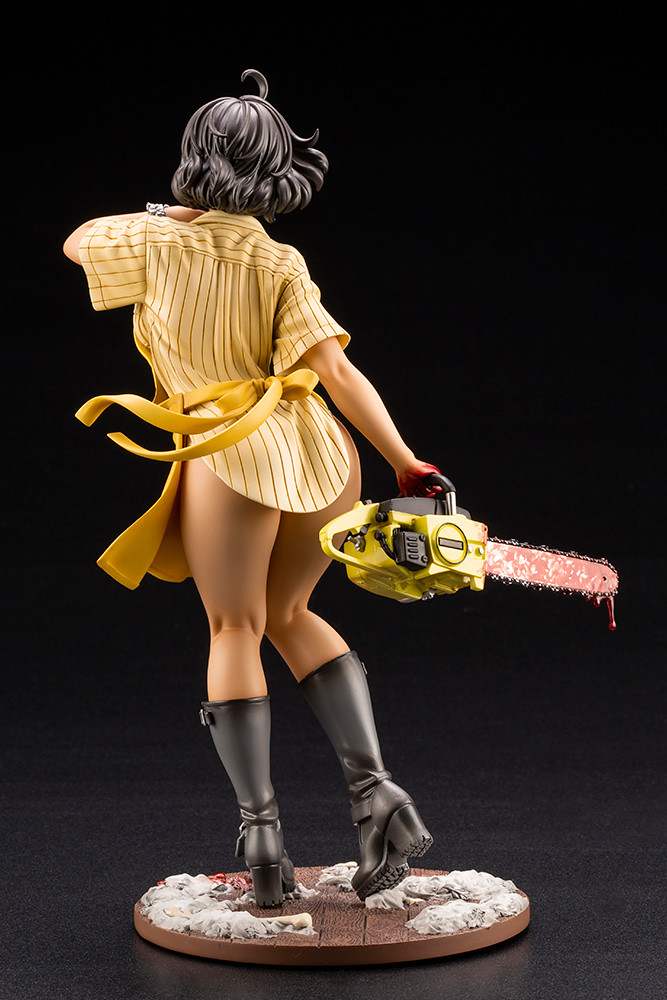 豐滿的黑肉美少女重磅來襲！ 壽屋 HORROR美少女系列《德州電鋸殺人狂》皮臉（レザーフェイス）1/7 比例PVC塗裝完成品