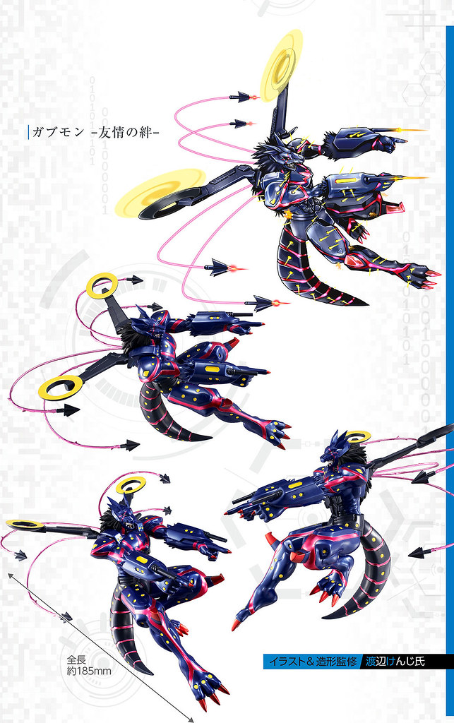 這就是我們最後的進化!ULTIMATE IMAGE《數碼寶貝大冒險 LAST EVOLUTION 絆》亞古獸 -勇氣之絆- & 加布獸 -友情之絆- 原型公開