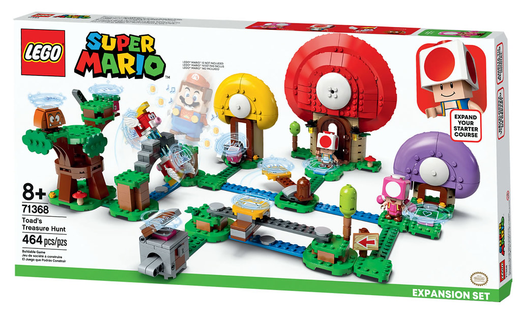 更多擴充場景＆角色亮相！ LEGO 71361～71368、71376、71377《樂高超級瑪利歐》LEGO Super Mario 第二波 9 款盒組發表！