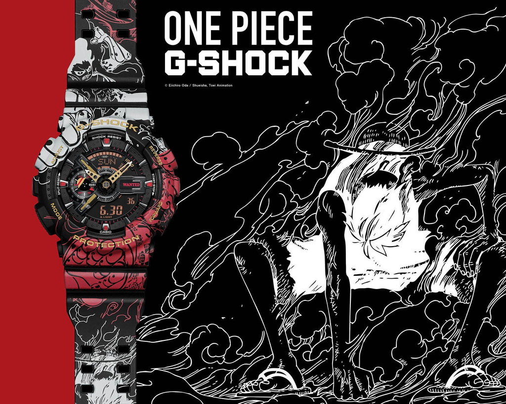 G-SHOCK ×《ONE PIECE》聯名手錶【GA-110JOP-1A4JR】發表～ 濃縮魯夫的