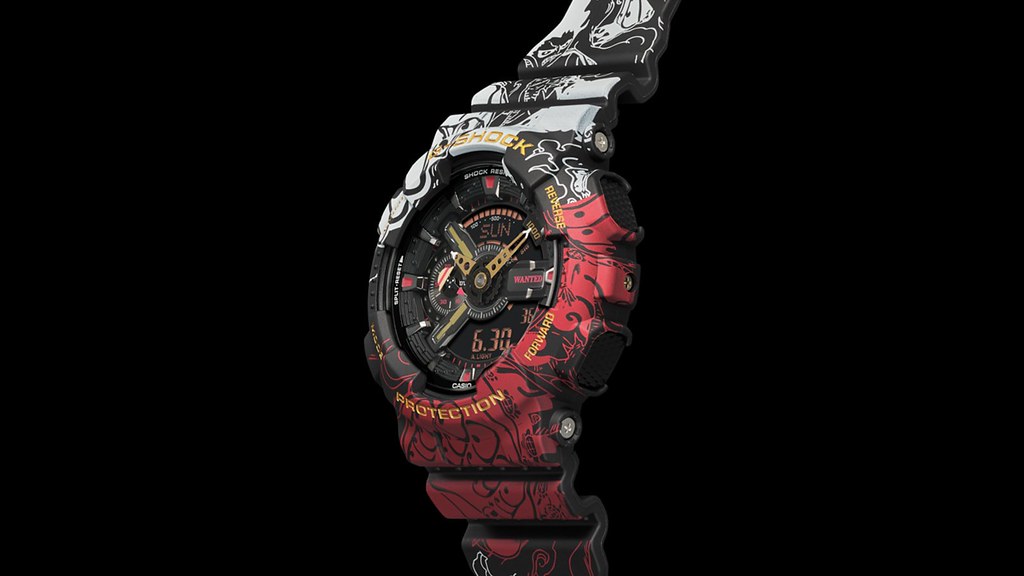 G-SHOCK ×《ONE PIECE》聯名手錶【GA-110JOP-1A4JR】發表～ 濃縮魯夫的