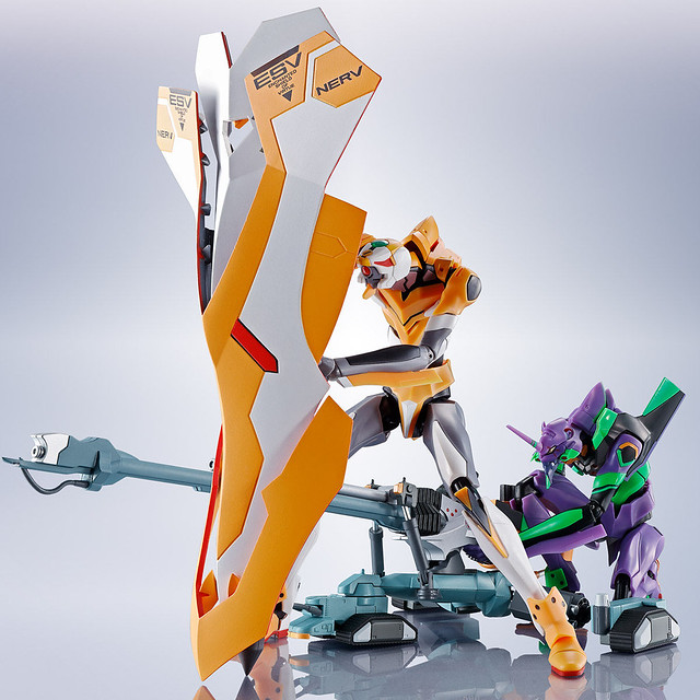 陽電子砲 Esv護盾登場 Robot魂 福音戰士新劇場版 Evangelion 初號機 零號機用屋島作戰再現配件組 玩具人toy People News