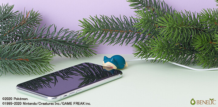 超人氣角色新登場～CABLE BITE《精靈寶可夢》卡比獸 / 夢幻 充電線保護套（ケーブルバイト ポケモン カビゴン / ミュウ）