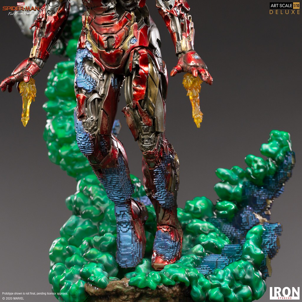 彼得心中揮之不去的夢魘襲來! Iron Studios《蜘蛛人:離家日》鋼鐵人幻象(Iron Man Illusion)豪華版 1/10 比例全身雕像