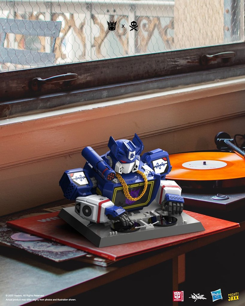 Quiccs × Hasbro × Mighty Jaxx《變形金剛》DJ 音波 (DJ_SOUNDWAVE) 半身胸像!讓狂派諜報大師化身最強 DJ 嗨翻全場~