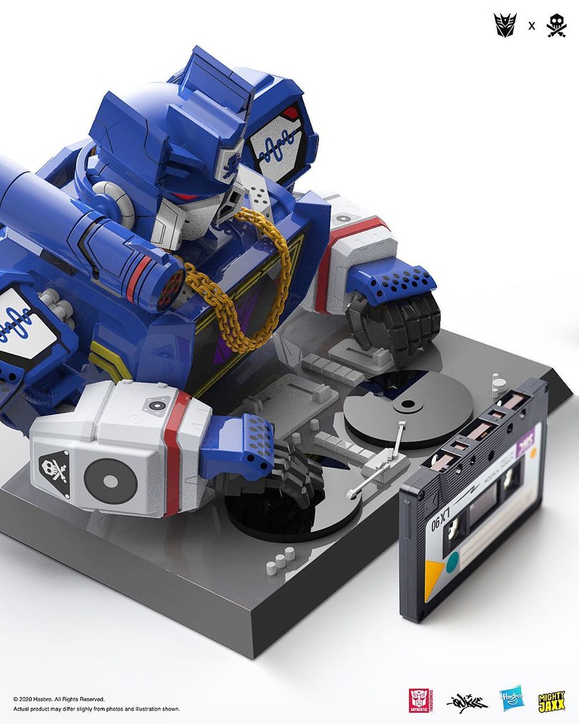 Quiccs × Hasbro × Mighty Jaxx《變形金剛》DJ 音波 (DJ_SOUNDWAVE) 半身胸像!讓狂派諜報大師化身最強 DJ 嗨翻全場~
