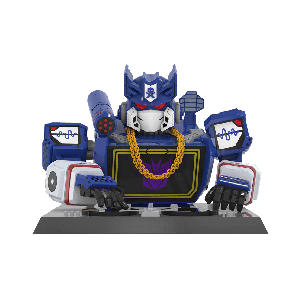 Quiccs × Hasbro × Mighty Jaxx《變形金剛》DJ 音波 (DJ_SOUNDWAVE) 半身胸像!讓狂派諜報大師化身最強 DJ 嗨翻全場~