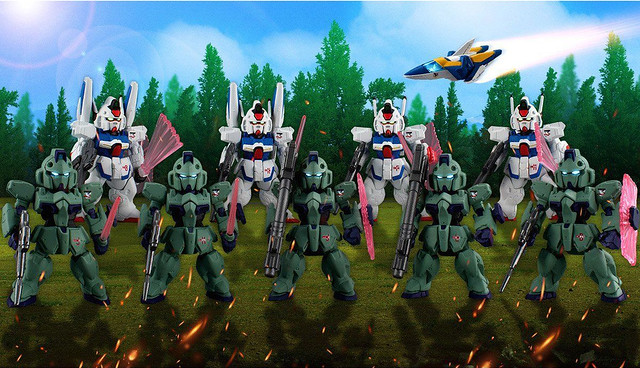 姊姊們組隊參戰囉！《機動戰士V鋼彈》修拉克小隊套組（FW GUNDAM CONVERGE:CORE 機動戦士Vガンダム シュラク隊セット）