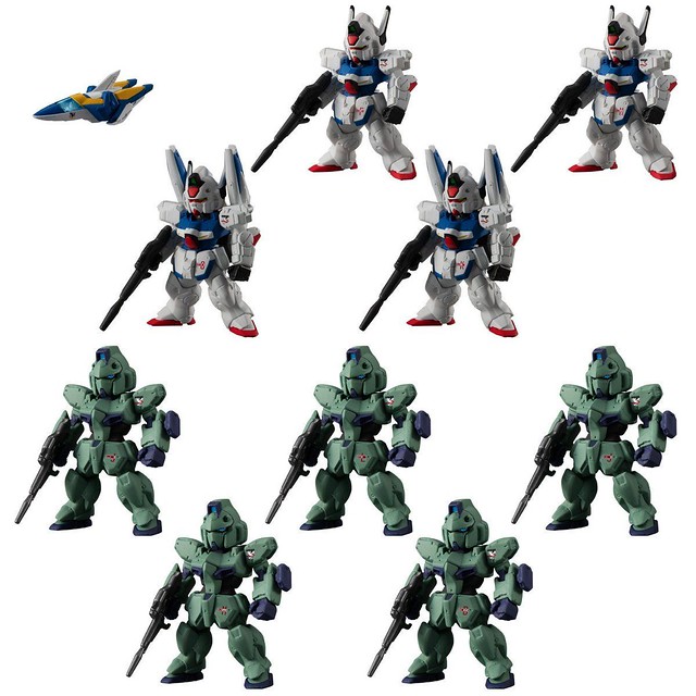 姊姊們組隊參戰囉!《機動戰士V鋼彈》修拉克小隊套組(FW GUNDAM CONVERGE:CORE 機動戦士Vガンダム シュラク隊セット)