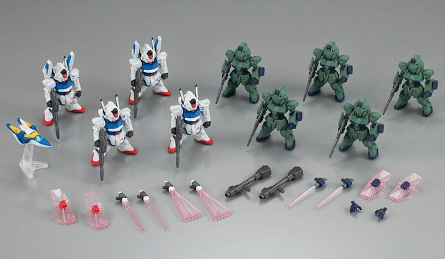 姊姊們組隊參戰囉!《機動戰士V鋼彈》修拉克小隊套組(FW GUNDAM CONVERGE:CORE 機動戦士Vガンダム シュラク隊セット)