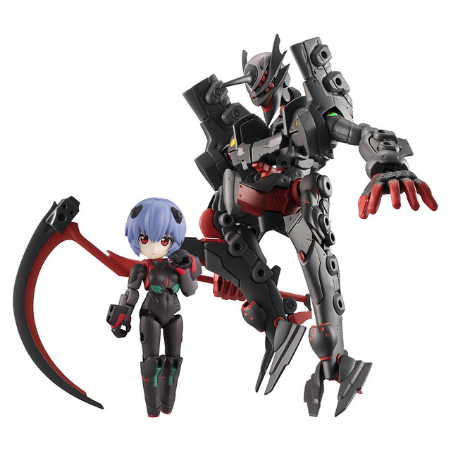 Desktop Army《福音戰士新劇場版》綾波零（暫稱）＆第一 ADAMS 的容器（過渡期形態）SEELE 規格｜アヤナミレイ（仮称）＆第１のアダムスの器(移行中間形態)ゼーレ仕様