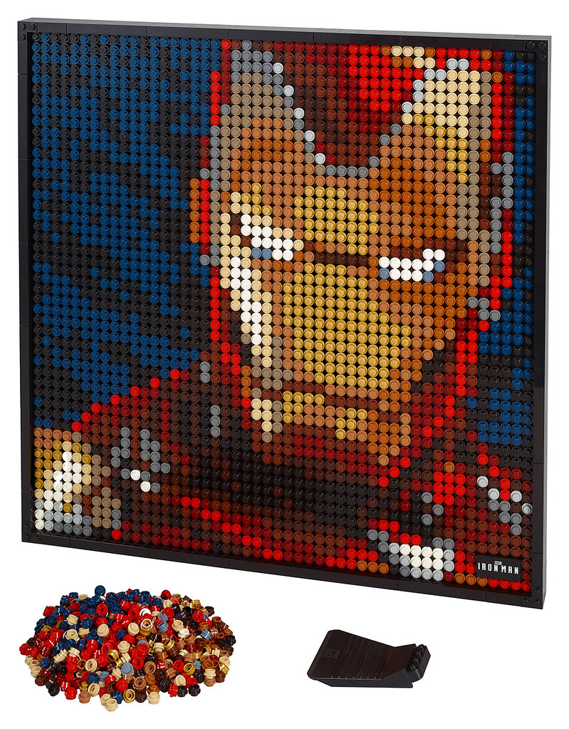 以樂高小圓點打造一幅可上牆的馬賽克藝術! LEGO 31197~31200 全新系列「LEGO Art」帶來星戰、漫威,與流行文化的四款新作!