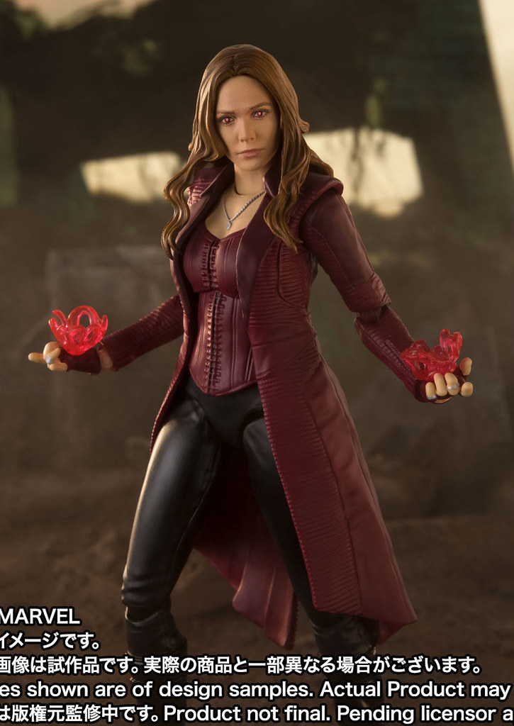 附上憤怒噴發時的紅眼頭雕！ S.H.Figuarts《復仇者聯盟：終局之戰》緋紅女巫 (復仇者聯盟/終局之戰)（スカーレット・ウィッチ(アベンジャーズ／エンドゲーム)）【魂商店】