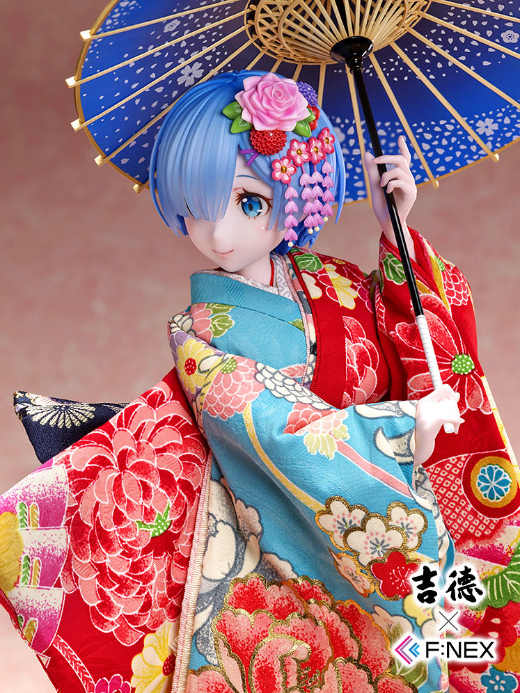【F:NEX限定・完全預約生產】吉德×F:NEX《Re:從零開始的異世界生活》雷姆 -日本人偶- 1/4比例模型（レム -日本人形- 1/4スケールフィギュア）