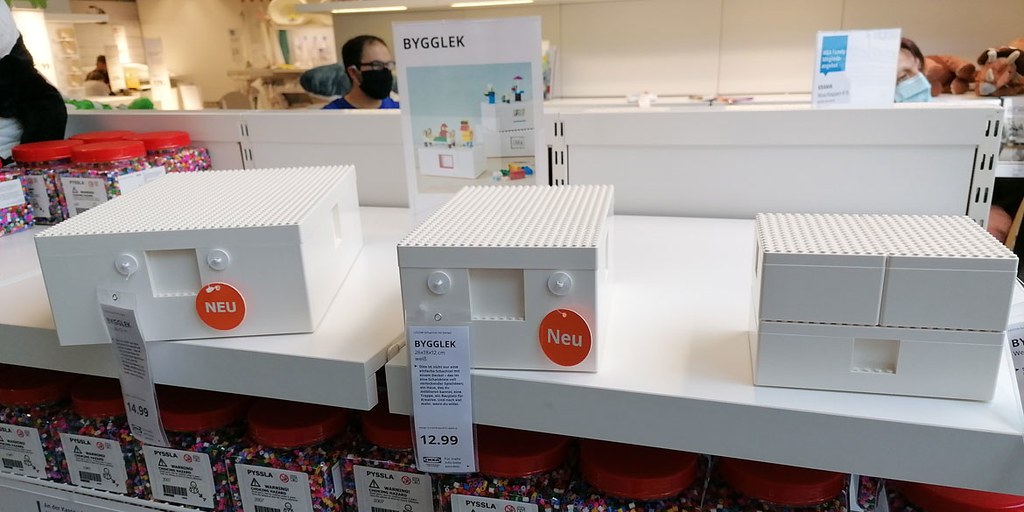 【LEGO × IKEA】可以玩的收納櫃，全新傢俱系列「BYGGLEK」曝光！