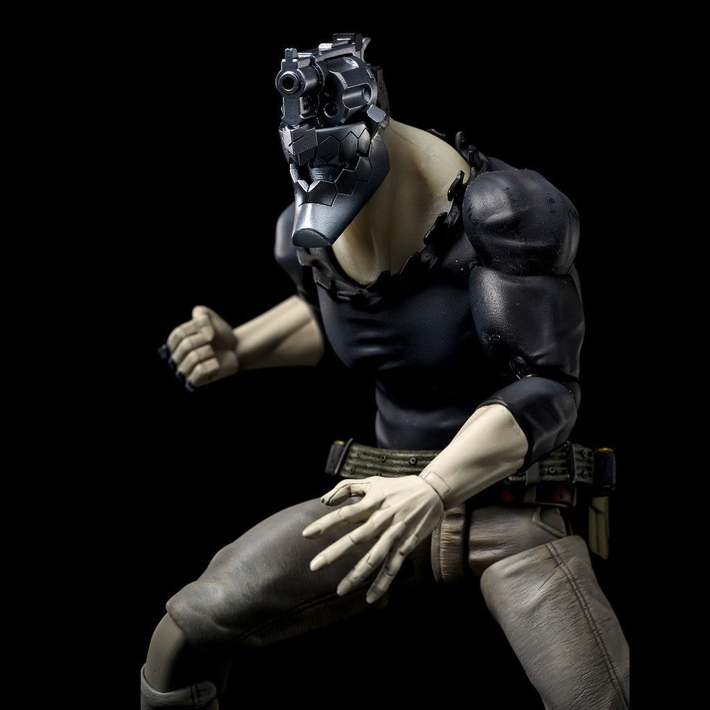 高度再現「手槍頭」的銳利金屬感！ 1000toys《非槍人生NO GUNS LIFE》乾十三（いぬい じゅうぞう）1/12 比例可動人偶