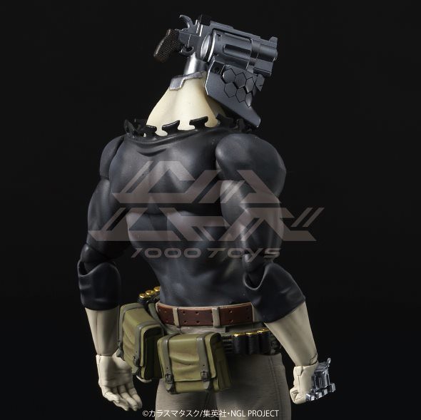 高度再現「手槍頭」的銳利金屬感！ 1000toys《非槍人生NO GUNS LIFE》乾十三（いぬい じゅうぞう）1/12 比例可動人偶