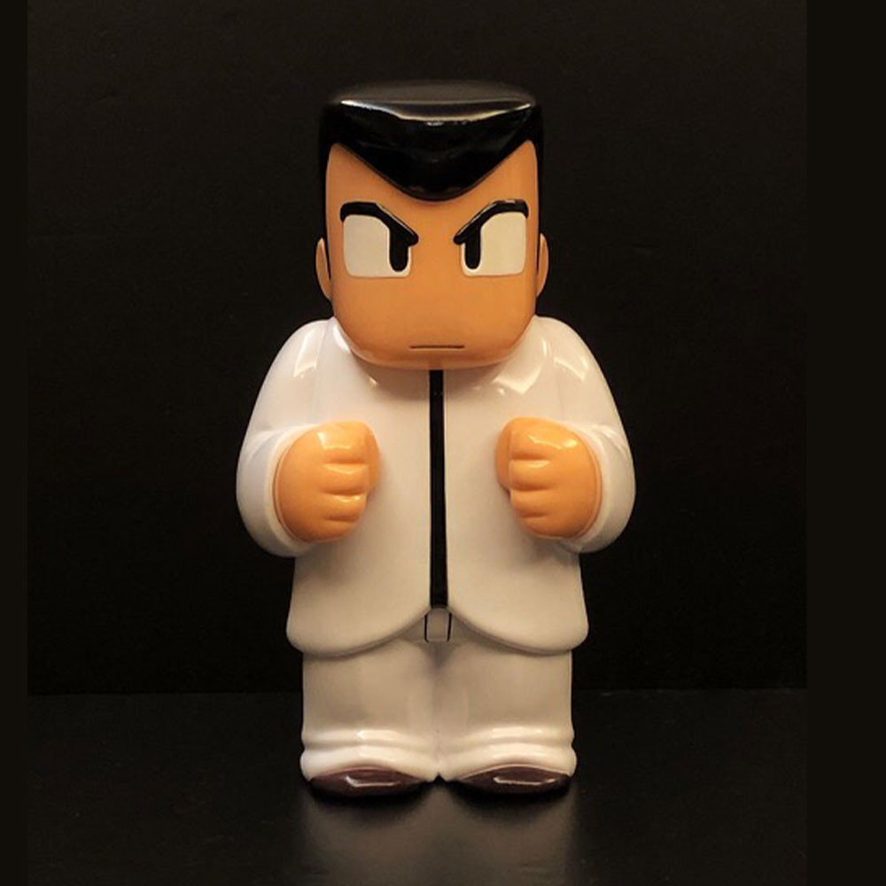 去吧！成為世界第一的躲避球隊！工匠堂《熱血高校》躲避球部「國夫君 白色制服 ver.」軟膠人偶（熱血高校ドッジボール部 くにおくん 白学校制服 ver.）