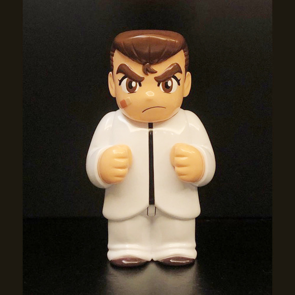 去吧！成為世界第一的躲避球隊！工匠堂《熱血高校》躲避球部「國夫君 白色制服 ver.」軟膠人偶（熱血高校ドッジボール部 くにおくん 白学校制服 ver.）