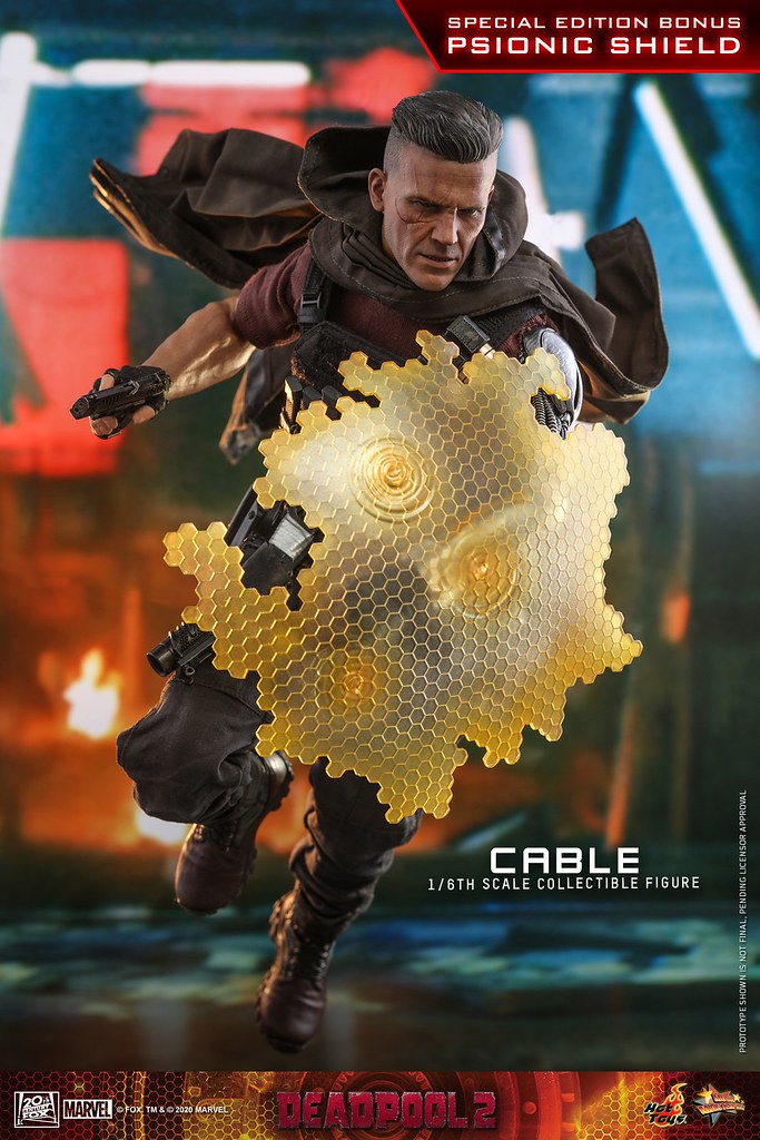 機械手臂、超大把重型機槍帥爆！ Hot Toys《死侍2》機堡（Cable）1/6 比例人偶 公開