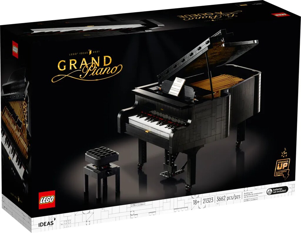 在家裡展開迷你音樂會！ LEGO 21323 Ideas 系列【樂高鋼琴】Grand Piano 將於 8 月 1 號開始奏樂～